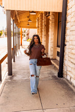 Load image into Gallery viewer, The Jett Top in Brown
