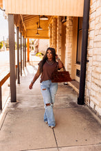 Load image into Gallery viewer, The Jett Top in Brown
