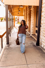 Load image into Gallery viewer, The Jett Top in Brown
