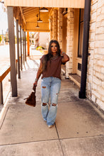 Load image into Gallery viewer, The Jett Top in Brown
