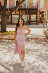 The Jillian Slip Dress in Lilac