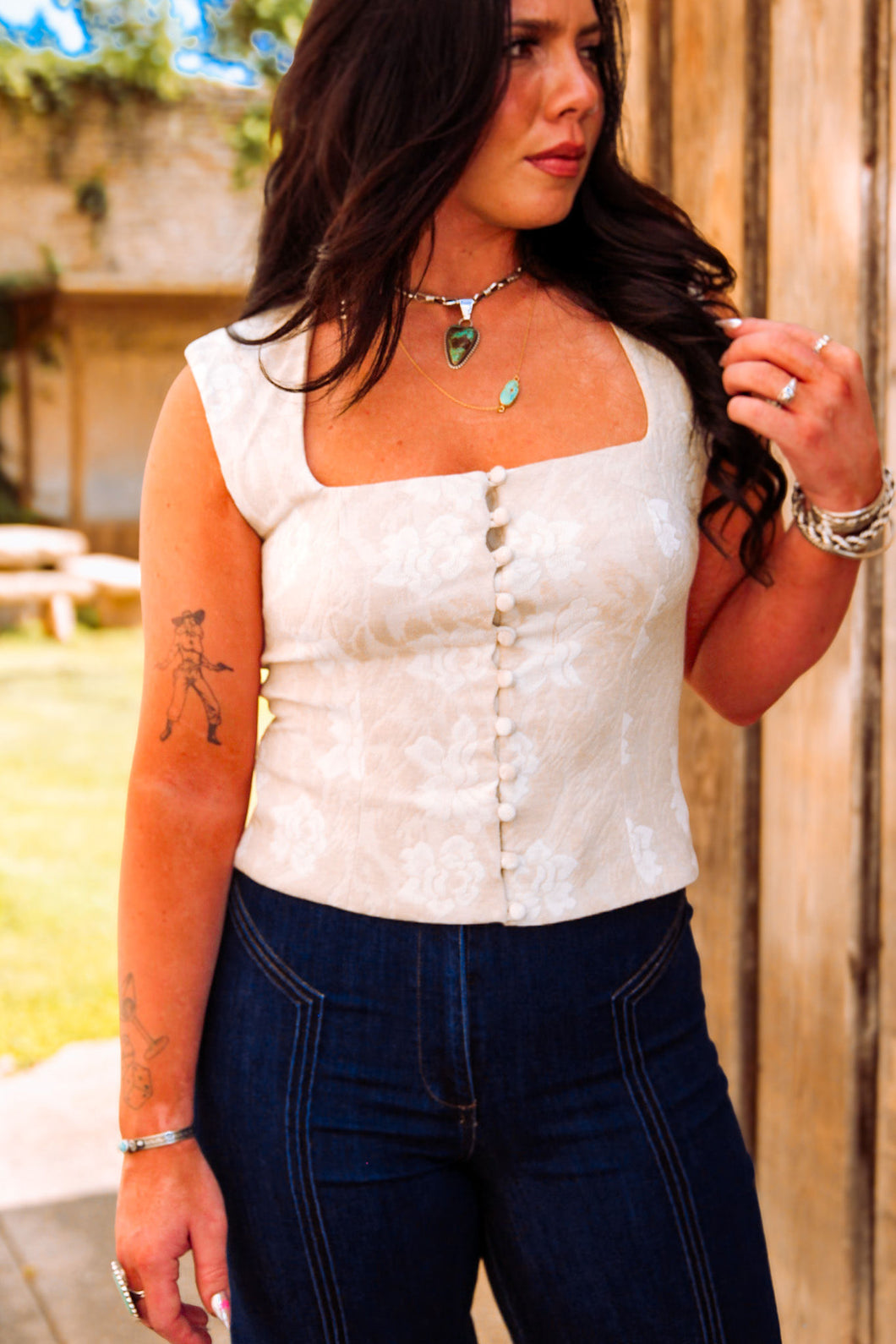 The Lariat Top