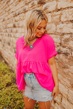 Load image into Gallery viewer, The Annie Top in Hot Pink
