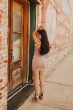 Load image into Gallery viewer, The Destry Mini Dress in Gray Lilac
