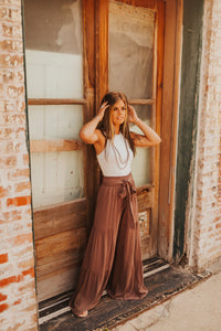 The Bodhi Pants in Brown