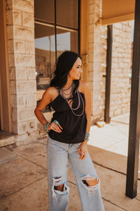 The Taylor Tank Top in Black