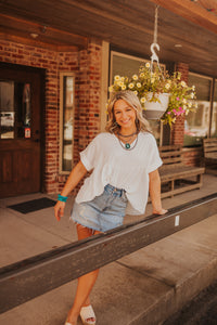 The Annie Top in Off White
