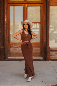 The Arvella Knitted Maxi Skirt