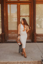 Load image into Gallery viewer, The Hazer Midi Dress in Cream
