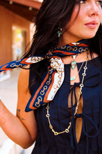 Load image into Gallery viewer, Satin Horse Bit Wild Rag
