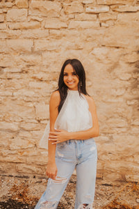 The Isadora Bodysuit in Cream