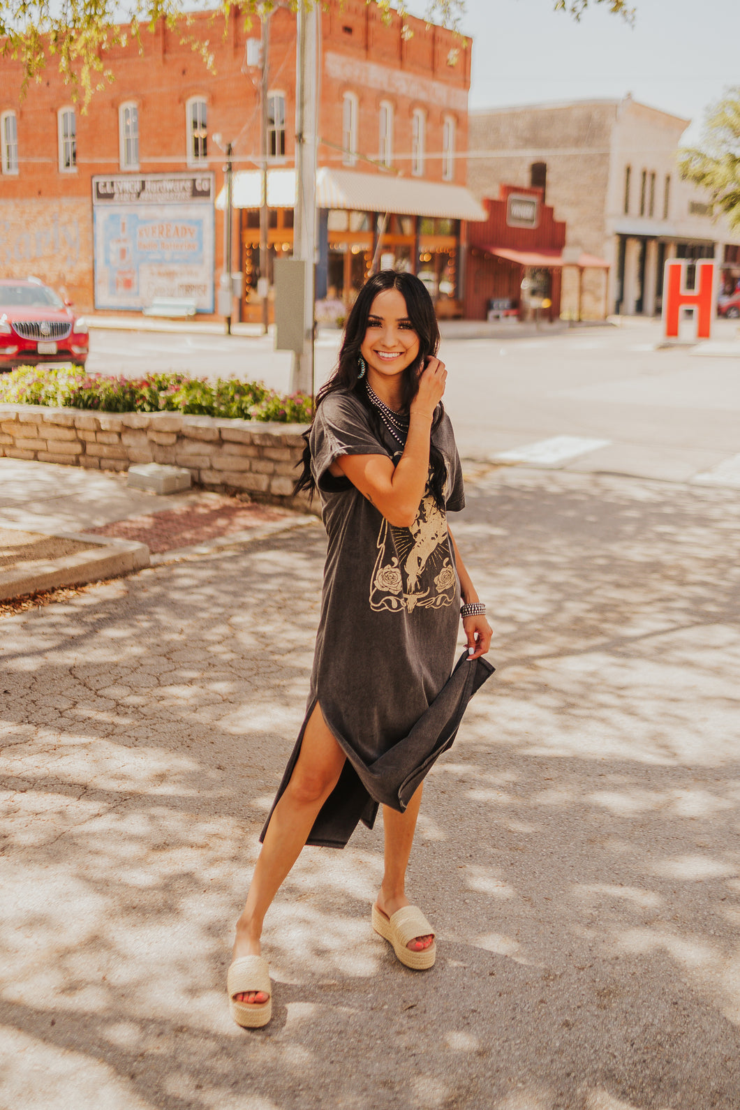 The Wild West Cowboys T- Shirt Dress