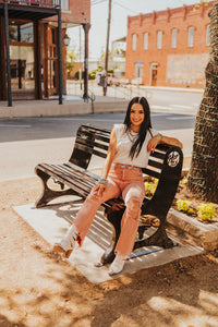 The Wesleigh Top in Champagne