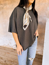 Load image into Gallery viewer, The Zuri Top in Charcoal

