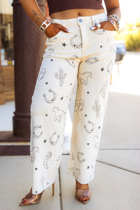 The Khaki Cowgirl Jeans