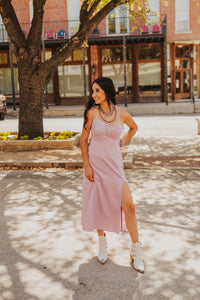 The Jillian Slip Dress in Lilac