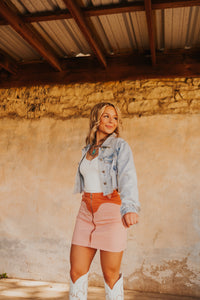The Meilani Cropped Jean Jacket
