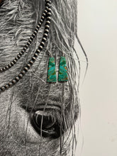Load image into Gallery viewer, Authentic Slab Earrings in Turquoise
