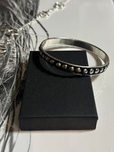 Load image into Gallery viewer, Silver Bubble Bangle
