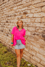 Load image into Gallery viewer, The Annie Top in Hot Pink
