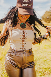 The Madilynn Lace Up Corset