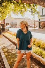 Load image into Gallery viewer, The Annie Top in Teal
