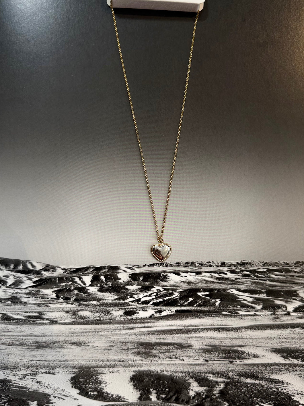 Dainty Gold Heart Necklace