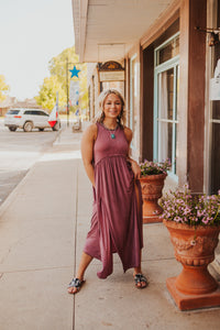 The Theros Dress in Burgundy