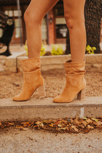 The Nichole Booties in Camel