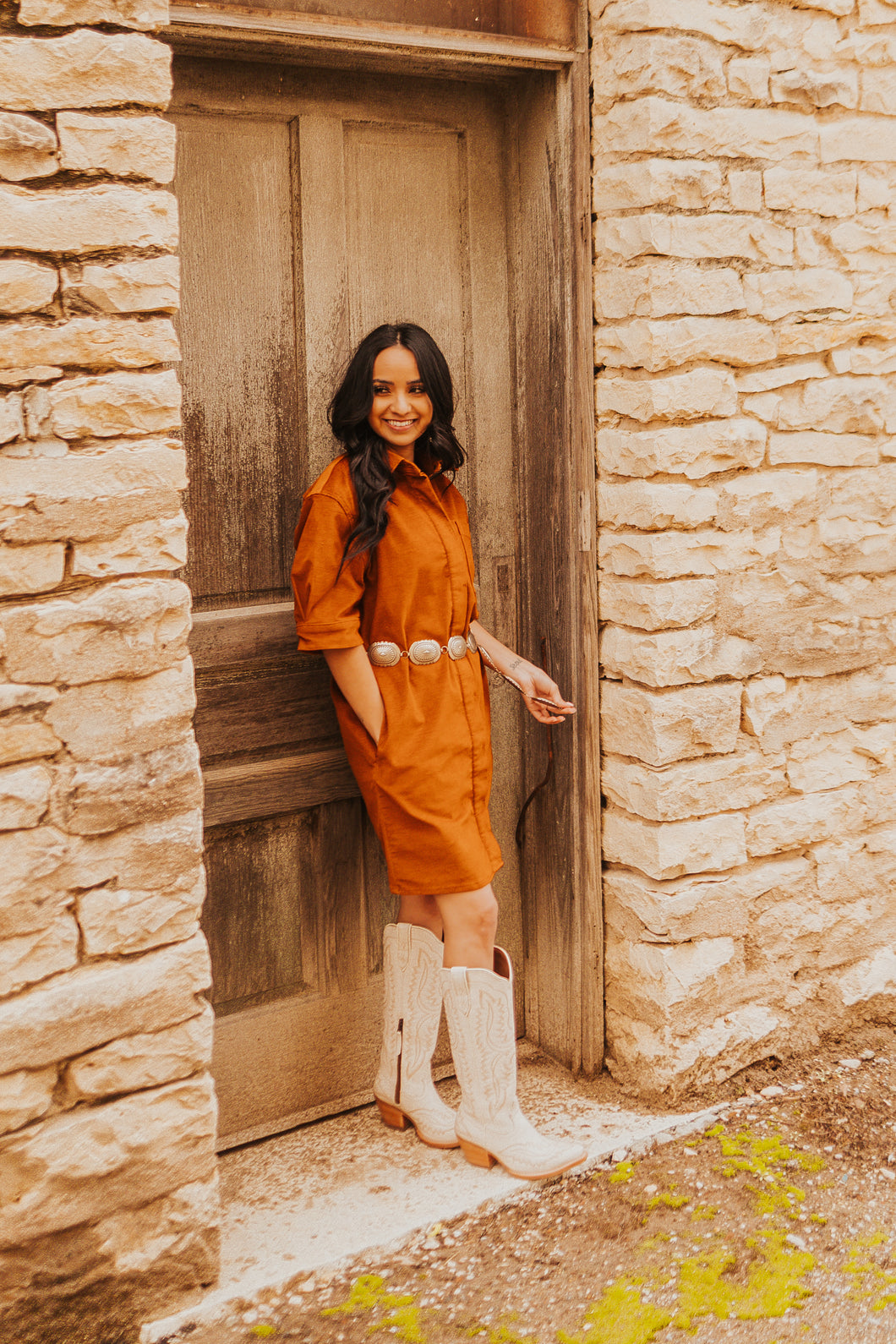 The Ariat Corduroy Dress Punchy Vaquera The Ariat Corduroy Dress Punchy Vaquera