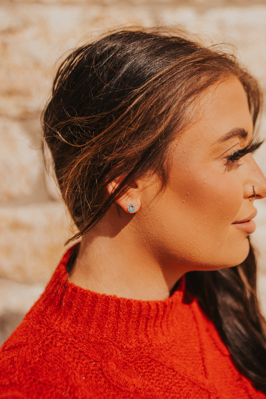 The Horseshoe Inlay Studs