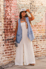 Load image into Gallery viewer, The Prairie Pinstripe Jumpsuit
