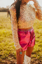 Load image into Gallery viewer, The Adalina Metallic Shorts
