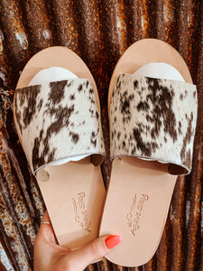 The Yuma Cowhide Sandals