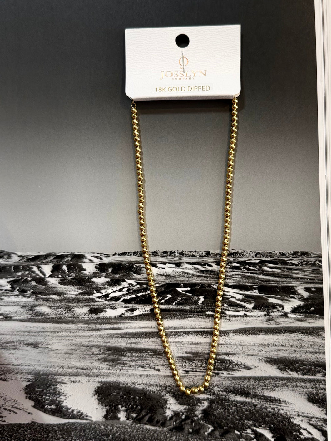 Golden Strand Necklace