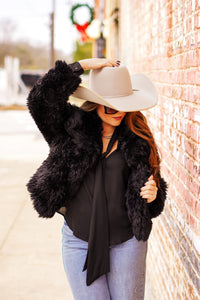 The Denton Coat in Black