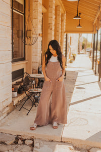 The Lissy Jumpsuit in Chocolate