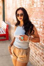 Load image into Gallery viewer, The Birdie Shorts in Taupe
