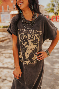 The Wild West Cowboys T- Shirt Dress