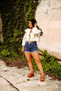 The McKay Denim Shorts in Dark Wash