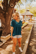 Load image into Gallery viewer, The Annie Top in Teal
