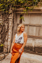 Load image into Gallery viewer, The Brazos Midi Skirt in Rust
