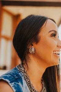 Round Concho Earrings
