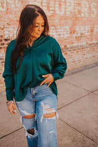 The Stetson Top in Teal