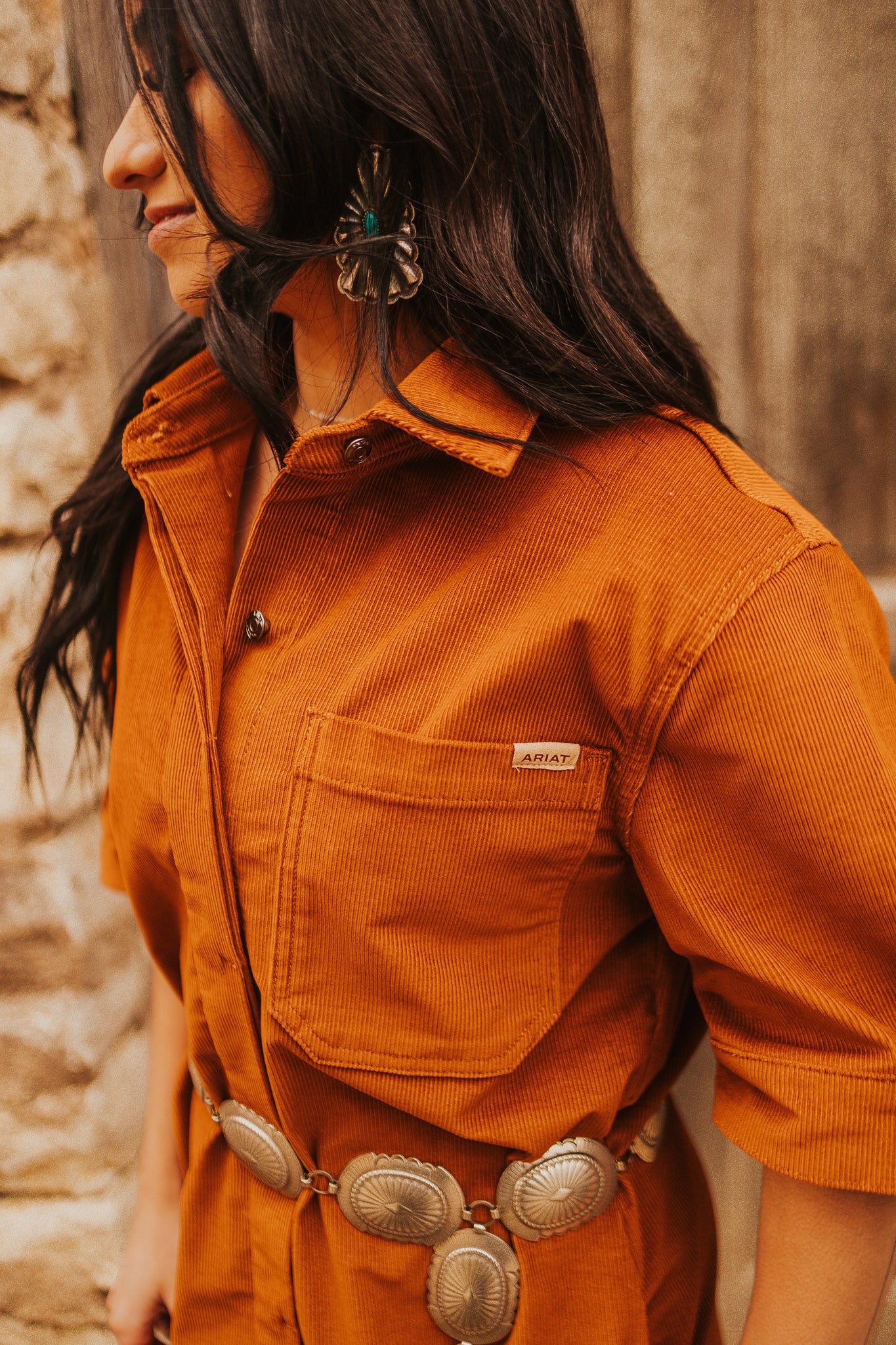 The Ariat Corduroy Dress Punchy Vaquera The Ariat Corduroy Dress Punchy Vaquera