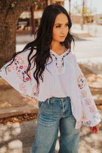 The Brantley Top in White