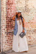 Load image into Gallery viewer, The Prairie Pinstripe Jumpsuit
