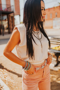 The Wesleigh Top in Champagne