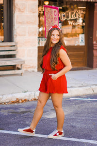 The Miriam Top in Red