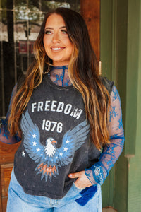 The Whitney Lace Top in Teal